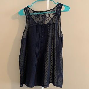 Forever 21 blue tank top